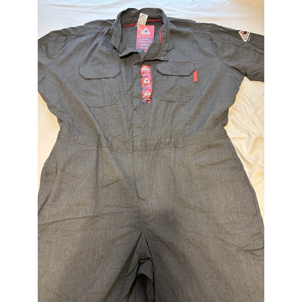 ⭐️Bulwark FR Fire Resistant Coveralls⭐️Gray 3XL CAT 2  2112 IQ Series⭐️NEW⭐️